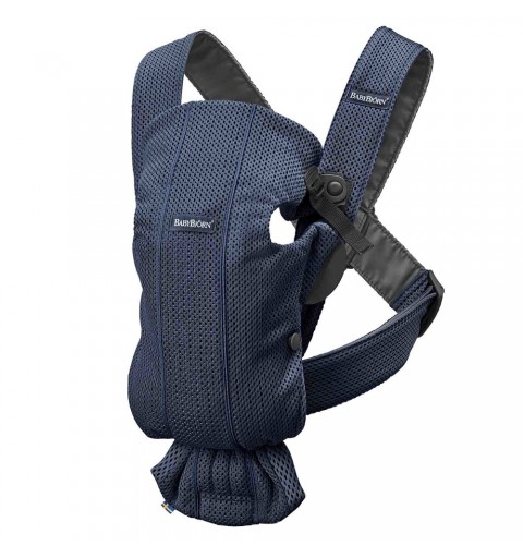 BABYBJORN - nosidełko Mini 3D Mesh | Ciemny niebieski